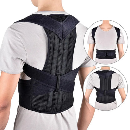 Adjustable Back Shoulder Posture Corrector Belt Clavicle Spine Support