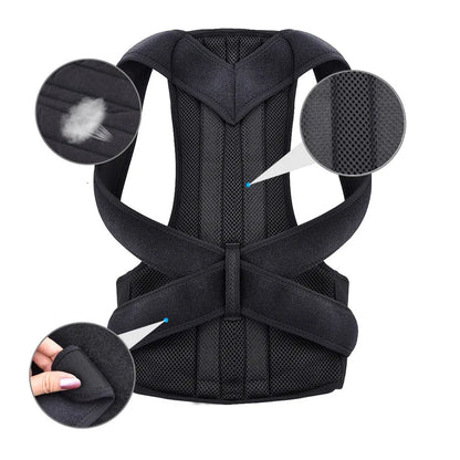 Adjustable Back Shoulder Posture Corrector Belt Clavicle Spine Support